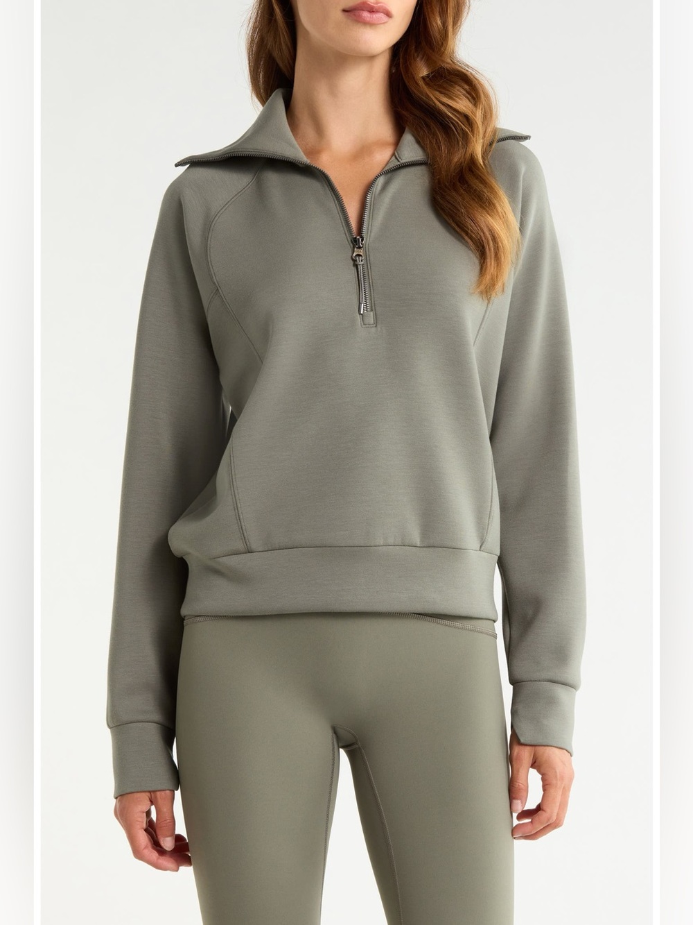 SPANX AirEssentials Half Zip Sweatshirt 1X